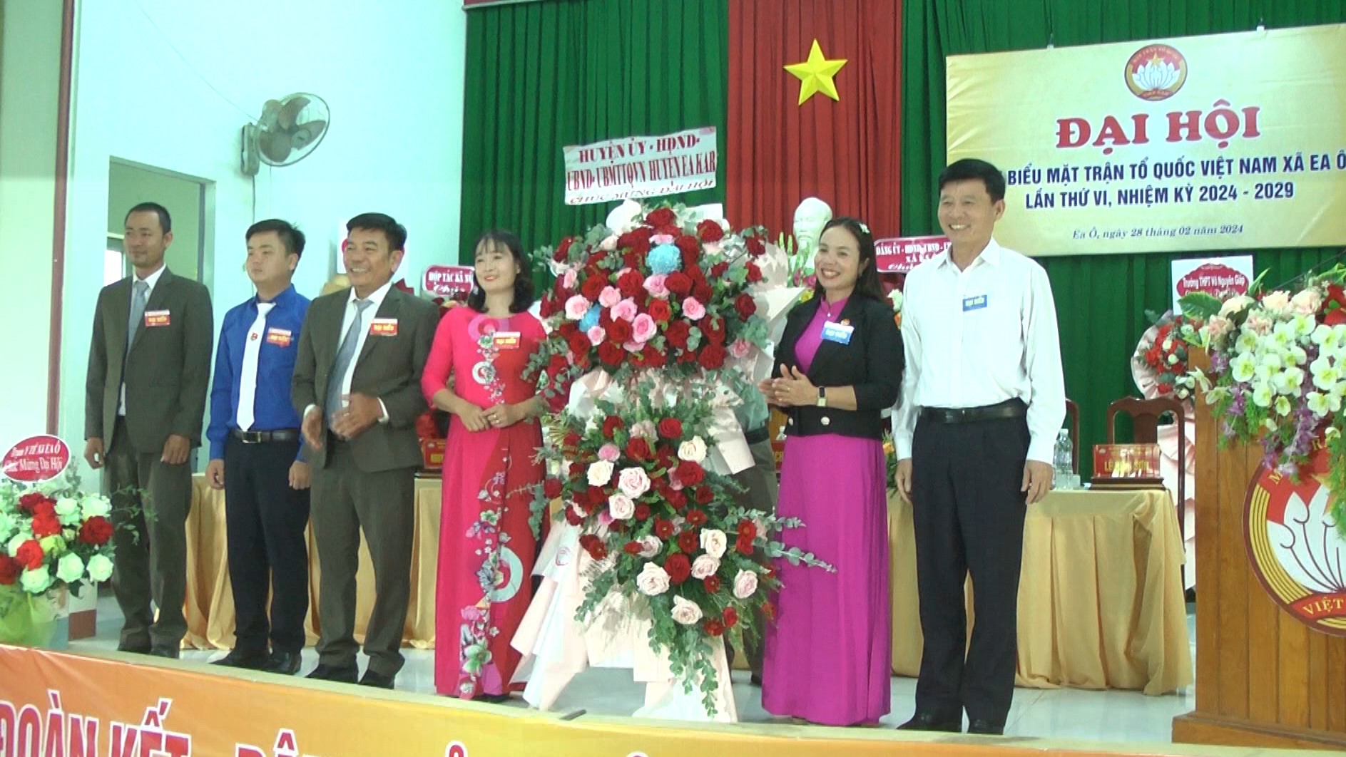 Đại hội đại biểu mặt trận tổ quốc Việt Nam xã Ea Ô lần thứ VI,  nhiệm kỳ 2024 – 2029.